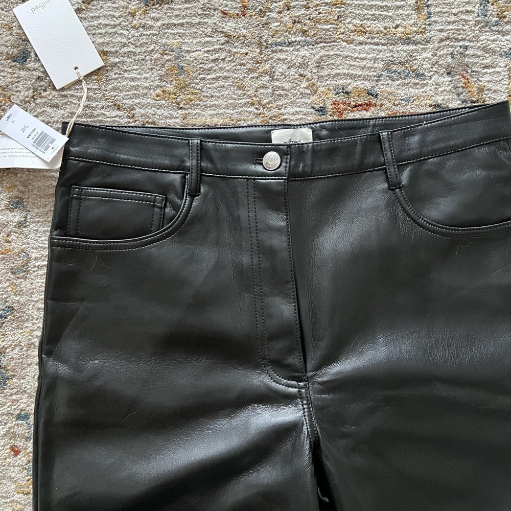 BRAND NEW WILFRED LEATHER PANTS